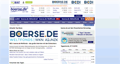 Desktop Screenshot of boerse.de