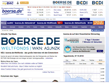 Tablet Screenshot of boerse.de